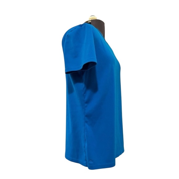 Lauren Ralph Lauren Stretch Cotton Short Sleeve Crewneck Tee Size L - Picture 2 of 7